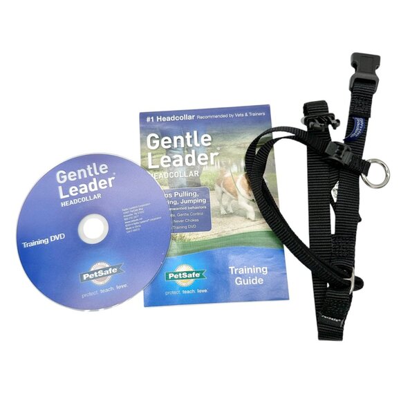 PetSafe Gentle Leader Headcollar For Dogs Medium Stops Pulling with Training DVD - Picture 4 of 6